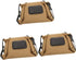 GALPADA 3pcs Outdoor Hanging Tissue Holder Canvas Napkin Storage Bag for Camping