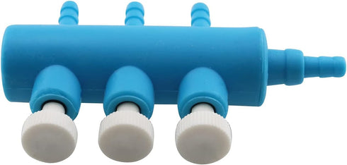 Air Manifold 8mm to 4mm - 3 Way Outlet Air Flow Distributor for Aquarium Air Pump Hose Splitters