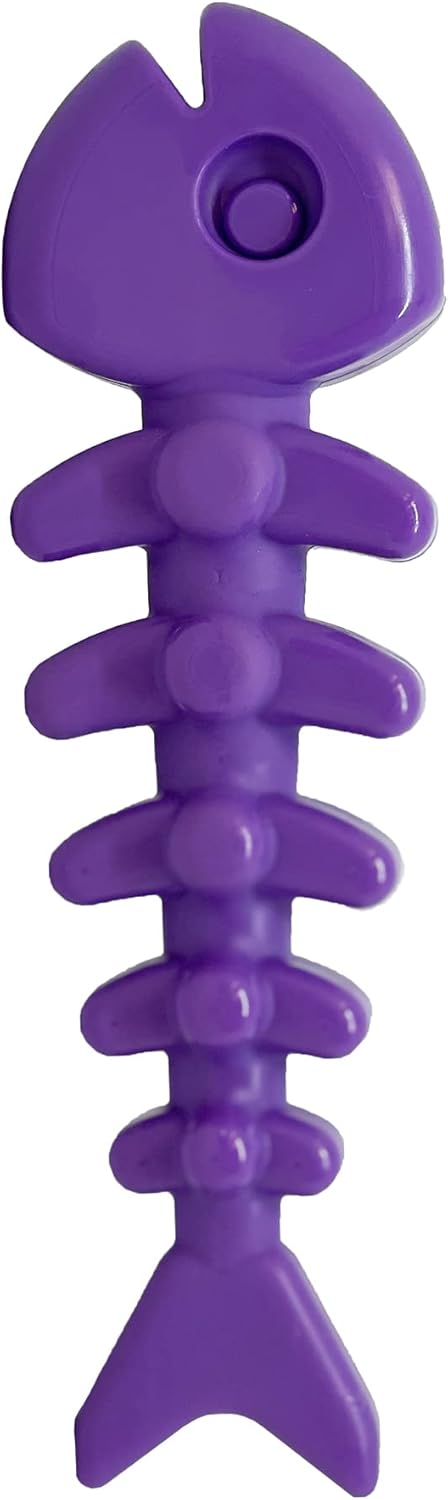 SodaPup Fish Bone – Durable Dog Chew Toy Made in USA from Non-Toxic, Pet Safe, Food Safe Nylon Material for Mental