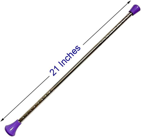 Dasiyoki 2 2 Pack) Twirling Baton Pieces Spinning Dance Baton Metal Gymnastics Parade Stick for Child in Majorette