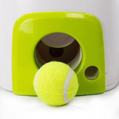 Occupiedpet Dog Tennis Ball Treat Toy, Interactive Food Reward Ball for Dogs, Non-Toxic Self-Play Chew Toy for Boredom