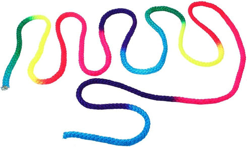 Gymnastics Rope, Rainbow Color Skipping Rope for Rhythmic Gymnastics Training and Home Exercise