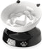 Y YHY Ceramic Cat Slow Feeder, Elevated Tilted Design for Dry and Wet Food, Dog Slow Feeder Bowl
