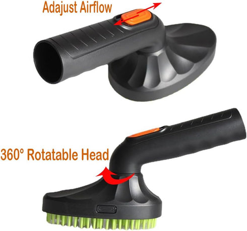 Vacuum Cleaner Pet Grooming Tool - Dog & Cat Hair Brush Clean Vacuum Nozzle Attachment 1.25''(32mm)