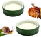 DQITJ 2 Pcs Snail Water and Food Bowl Hermit Crab Feeding Dish for