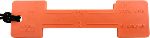 Plastic Gauge for Stone Crab & Florida Lobster Measurements