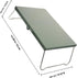 VICASKY Foldable Camping Table Portable Aluminum Alloy Picnic Side Table Stainless Steel Heat-Resistant Surface Outdoor