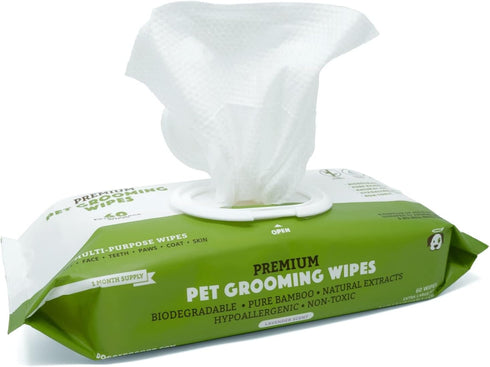 Doggy Do Good Pet Wipes (Xtra-Large) - 60 Ct. Single Pack with Lavender Scent