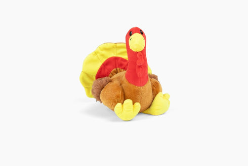 Midlee Large Thanksgiving Turkey Dog Toy - Stuffed Squeaky Pet Toy