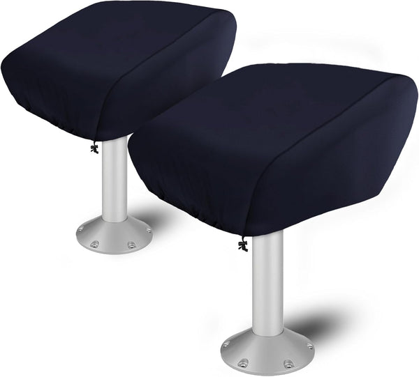 Boat Folding Seat Cover(2 Pack),High Density Waterproof Captain's Chair Cover,W18xD20xH14,Outdoor Durable Fishing