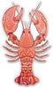 GT Graphics Express Lobster - 3" Vinyl Sticker - for Car Laptop Water Bottle Phone