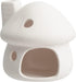 AnRui Fish Tank Decoration, Cute Ceramic Mushroom Mini House, Betta Cave Hideout Ornament for Small Fish and Shrimp,