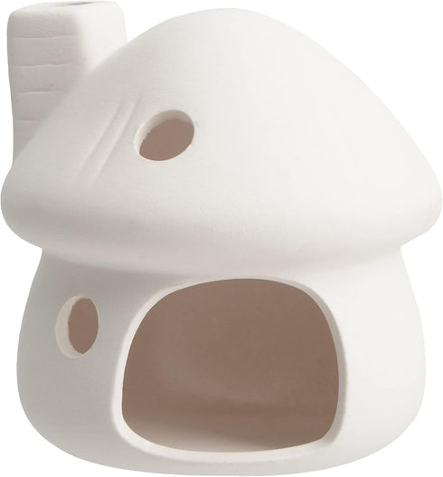 Saim Upgrade Aquarium Mushroom House, Ceramic Cave Decorations for Pleco Shrimp to Rest and Breed