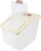 Mumusuki Rice Storage Container, Airtight Design with Clear View and Scoop, for