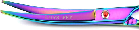 Cutting,3 (7.0 inches, LILYS PET Professional PET Grooming scissors Kit,Coated Titanium,Sharp and Strong Stainless
