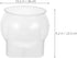 HOOWIFFY Desktop Ecological Fish Tank Aquarium Bowl, Shatter-Resistant Plastic Fish Container with Micro Landscape