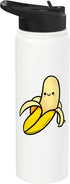 Kawaii Banana Design For Banana Lovers Kawaii Banana Stainless Steel Insulated Water Bottle