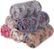 BVAGSS 6 Pack Small Dog Blanket - Super Soft Warm Pet Cover Blankets, Paw Print Fleece Flannel for Small Medium Dogs