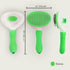 Self-Cleaning Slicker Brush: Dog and Cat Grooming Tool for Shedding, Removing Loose Hair, Fur, Mats, and Knots