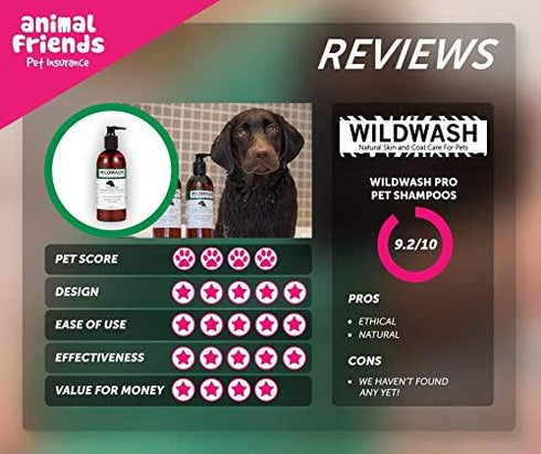 PRO Hydrating Dog Shampoo for Dry Coats - with Manuka, Lavender, Aloe Vera - Made in UK - 10.2 fl oz