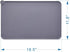 Guardians Silicone Dog Cat Bowl Mat, Non-Slip Pet Feeding Mat, Waterproof, Grey, 18.5"x11.8"
