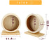 antiai 12 Inch Hamster Wooden Silent Wheel, Small Animal Exercise Wheel Accessories, Quiet Spinner Hamster Running