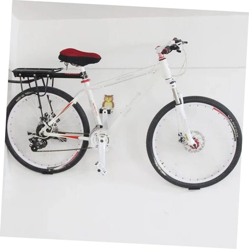 Kisangel Bike Holder 1 Set Cycle Wall Mount Holder, Black Creative Supplies Hanger Hook Storage Bike Rack
