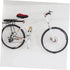 Kisangel Bike Holder 1 Set Cycle Wall Mount Holder, Black Creative Supplies Hanger Hook Storage Bike Rack