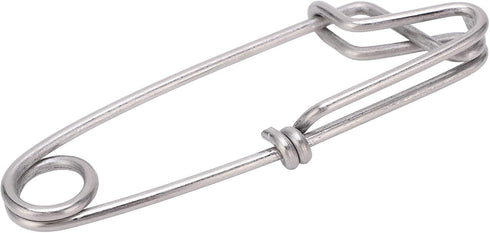Set, 5pcs Longline Snap Clip Stainless Steel Tuna Clips for Ocean Fishing - Strong Tension, Durable Material, Ideal