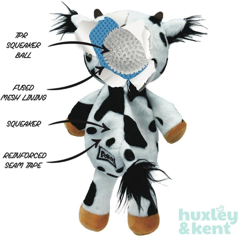 Huxley & Kent Slappies for Dogs | Buzz Bee (Small) | Squeak & Shake Dog Toy - TPR Ball Simulates Hunting