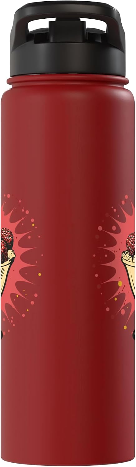 Ice Cream Shirts and Giveaways Ice Cream Cup Graphic Sorbet Stainless Steel Insulated Water Bottle