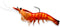 Generic Fishing Lure Shrimp Pre Rigged Soft Plastics 4pk Color #4" Pink Versatile