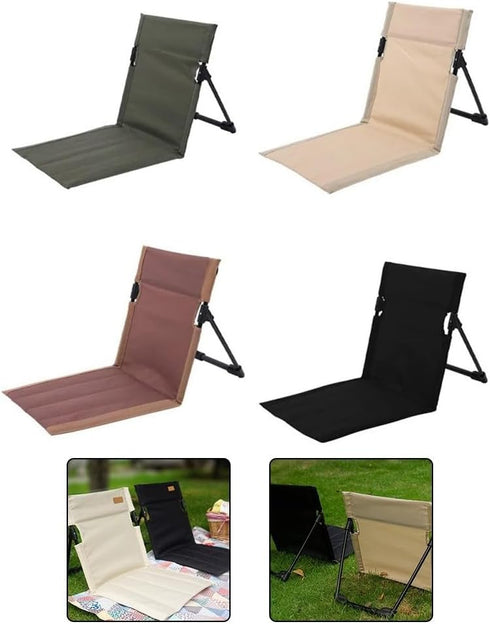 AugustknowU Camping Chair with Full Back Support and Comfortable Padding for Outdoor Adventures with Frame and Water