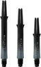L-style Carbon Dart Shafts Locked Two Tone 190 Black/Silver