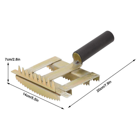 Deshedding Brush & Dematting Comb for Livestock, Cattle, Cow, Bull Hair Shedding Tool