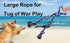 Large Dog Rope Toys for Aggressive Chewers, Heavy Duty Tug of War Rope for Medium and Large Breeds