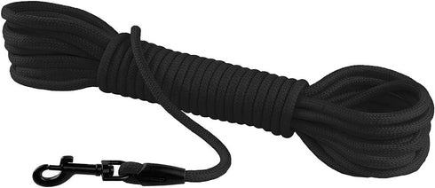 BronzeDog Rope Pro Training Dog Collar, Braided No Pull Quick Release, Round Lead for Small Medium Large Dogs