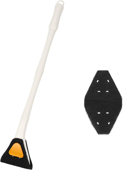 AQUANEAT Fish Tank Cleaning Tools, 18inch Long Handle Aquarium Brushes, Algae Scrubber, Sponge Cleaner