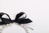 Dog Cat Pearls Necklace Collar with Bling Accessories and Ribbon Bow for Female Dogs Cats (L, White)