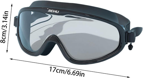 Generic Swimming, Goggles No Leaking Anti-Fog Swim Goggles for Men with Ear Plugs,Clear Vision Silicone Pool Goggles