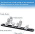 VTurboWay 2 Pcs 13.4" Low Profile Track, Kayak Gear Track Accessories for Fishing Rod Holder, Reinforced Marine Nylon