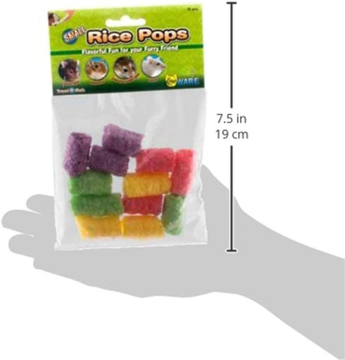 Ware Manufacturing Rice Pops Small Animal Chew Treat - Small, Blue/Purple