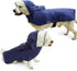 Pet Raincoat Packable Hooded Dog Rain Jacket, Lightweight Adjustable Poncho with Reflective Strips for Small Medium