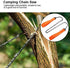 Handhold Chainsaw Long Chain Compact Folding Hand Chain Saw for Portable Camping Survival Gear