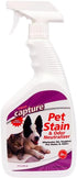 Capture Pet Stain & Odor Neutralizer, 32oz Portable Spray Bottle for Carpet, Wood, Leather, Upholstery, and More