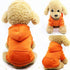 Idepet Dog Hoodies for Small Dogs - Warm Coat Jacket Vest for Chihuahua, Autumn Puppy Outfits (S, Orange)