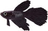 FTVOGUE Lifelike Brown Betta Fish Ornament, Silicone Artificial Funny Fish for Aquarium Decoration
