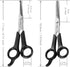 Professional Pets Grooming Scissors Set, Stainless Steel Dog Eye Scissors & Thinning Shears for Home Grooming
