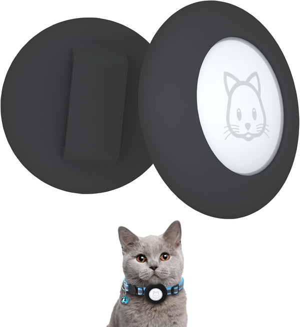 2022 Airtag Cat Collar Holder - Small Compatible with Apple Airtag GPS Tracker, 2Pack Waterproof Case Cover for Cat Dog