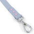 Waterproof Dog Leash with Carabiner, Soft Handle, Easy Care, 5ft*20mm*2.5mm, Light Blue